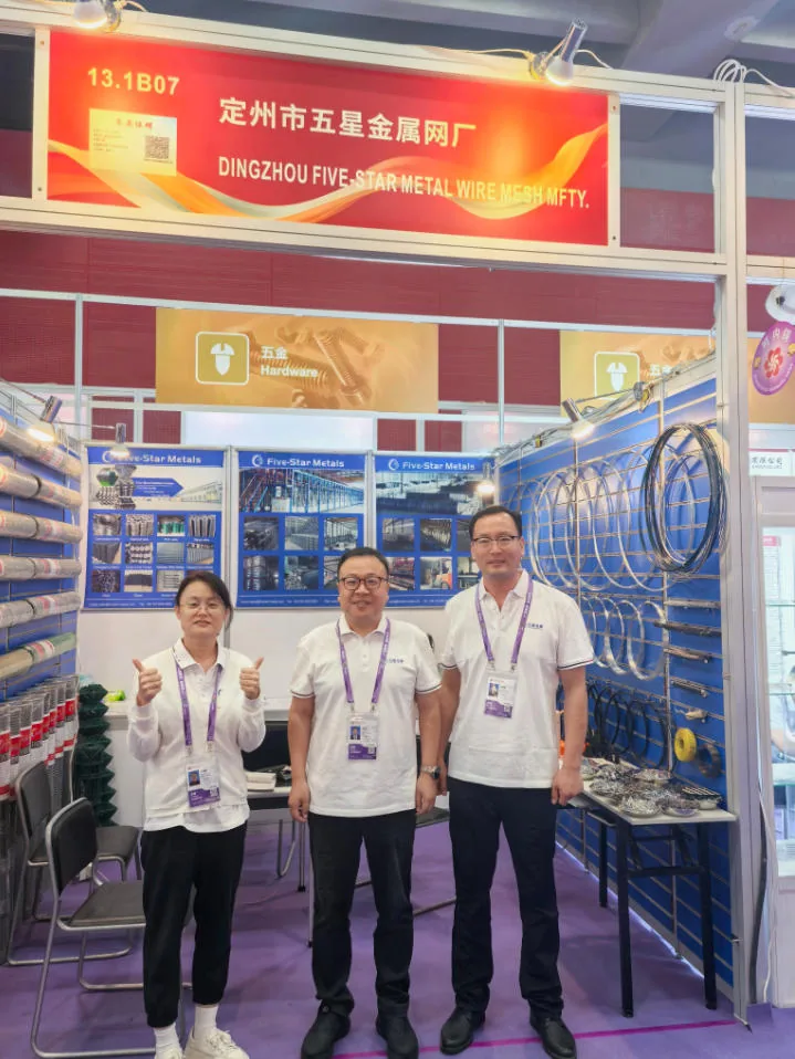 The Five Star Metal export team at Booth 13.1B07, 140th Canton Fair
